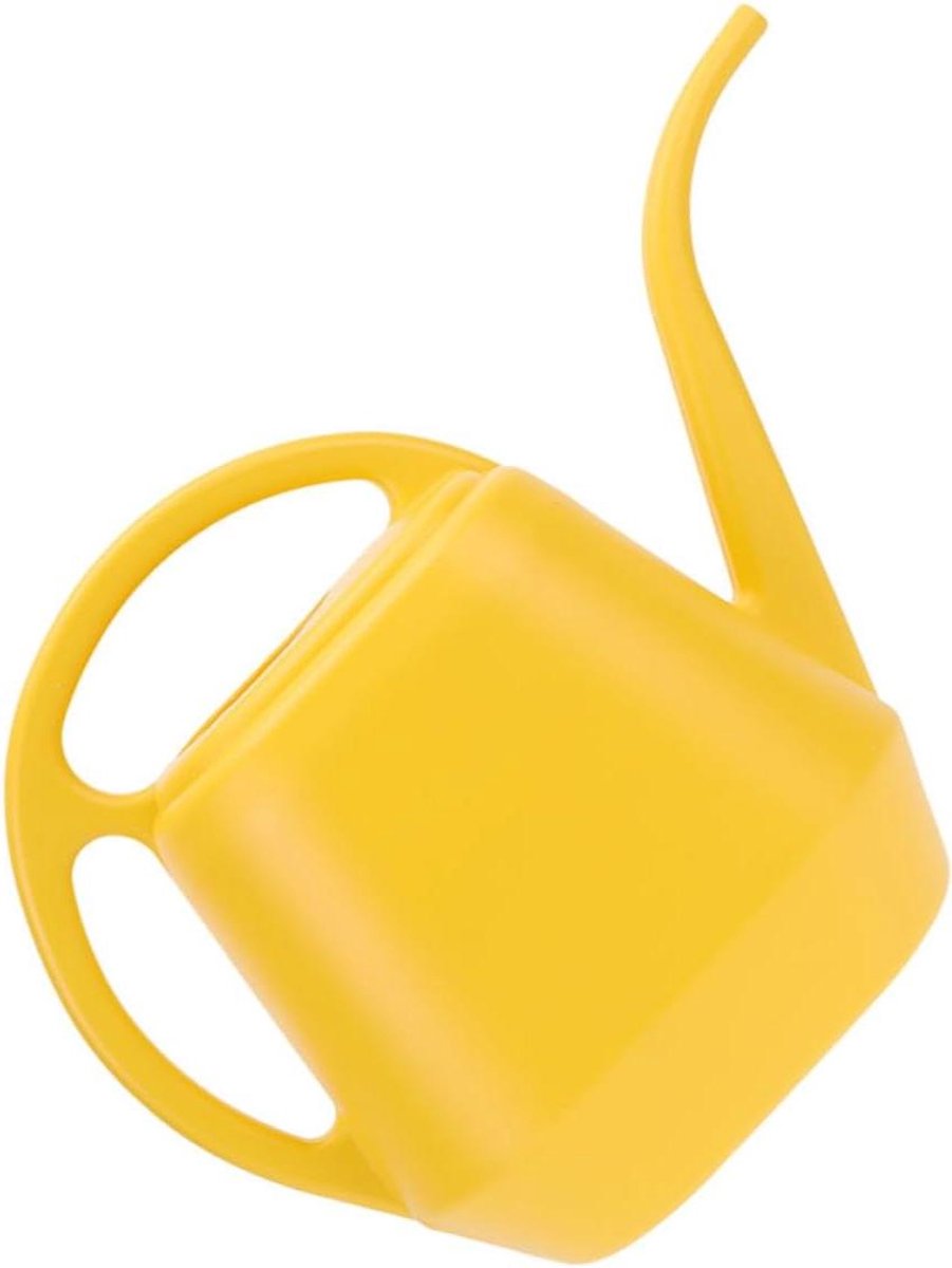 Tuingieter Lange Tuit - Waterkan Bloemen - Planten Water Geven - Gestroomlijnd Ontwerp - 2 Liter Inhoud - Geel