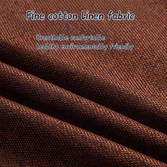 Meditatiekussen Set - Meditatiemat Yogamat - Ontspannen Zitten - Kokosvezel Kern - 60x60cm - Beige — afbeelding 2