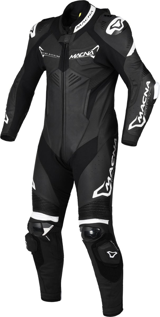 Macna Chromiq Eénstuks Motorfiets Leren Pak -