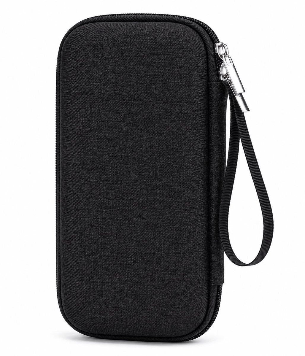 ETSELLS Insuline Koelcase Zwart - Medicatie Koeltas - Inclusief 2 Ice Packs - Waterdicht & Schokbestendig - Diabetes Etui - Voor Reizen