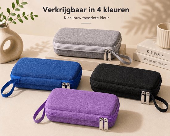 ETSELLS Insuline Koelcase Zwart - Medicatie Koeltas - Inclusief 2 Ice Packs - Waterdicht & Schokbestendig - Diabetes Etui - Voor Reizen van Etsells — afbeelding 3