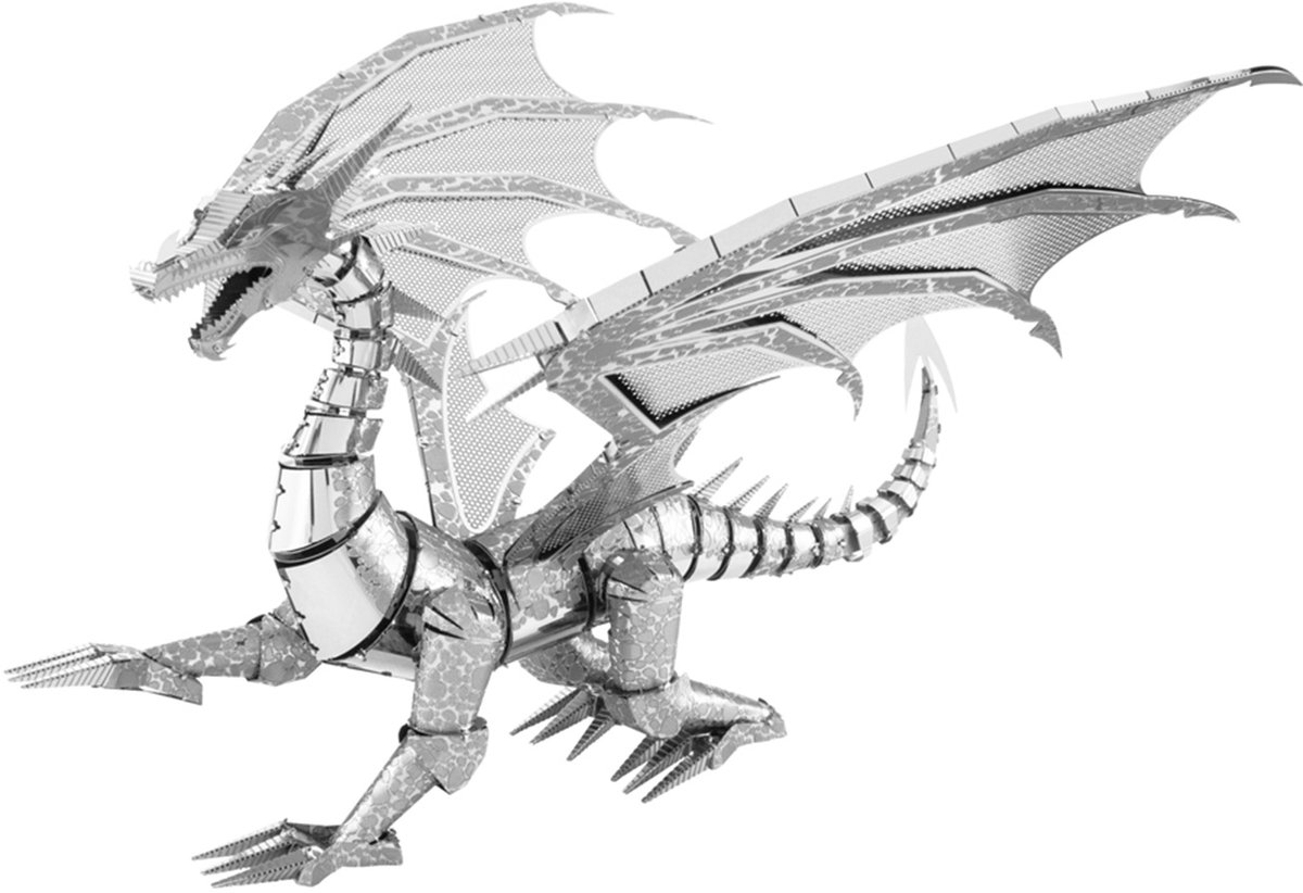 Metal Earth Silver Dragon - Iconx 3D puzzel