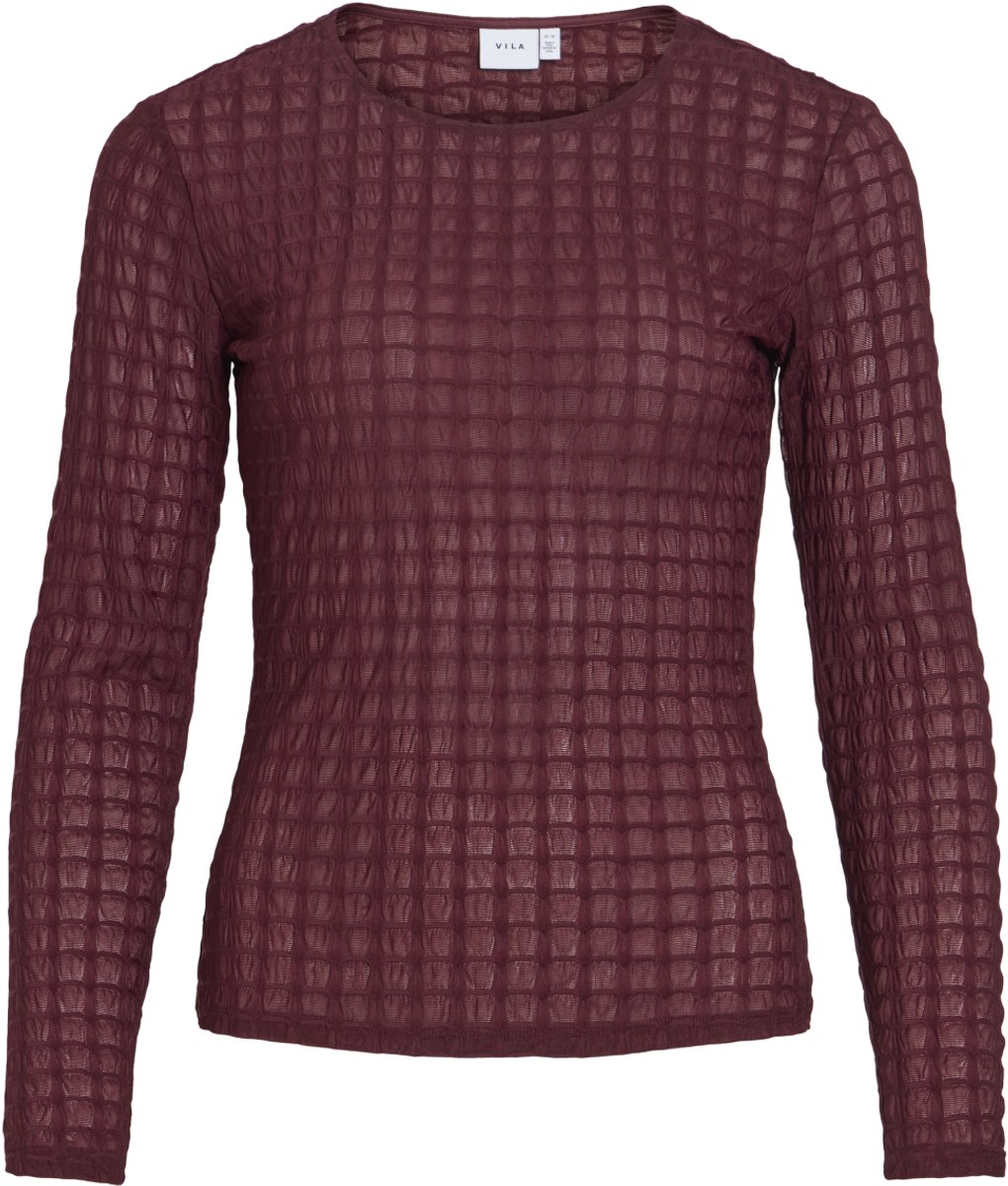 Vila Top Vimirani O-neck L/s Top 14117640 Port Royale Dames Maat - M