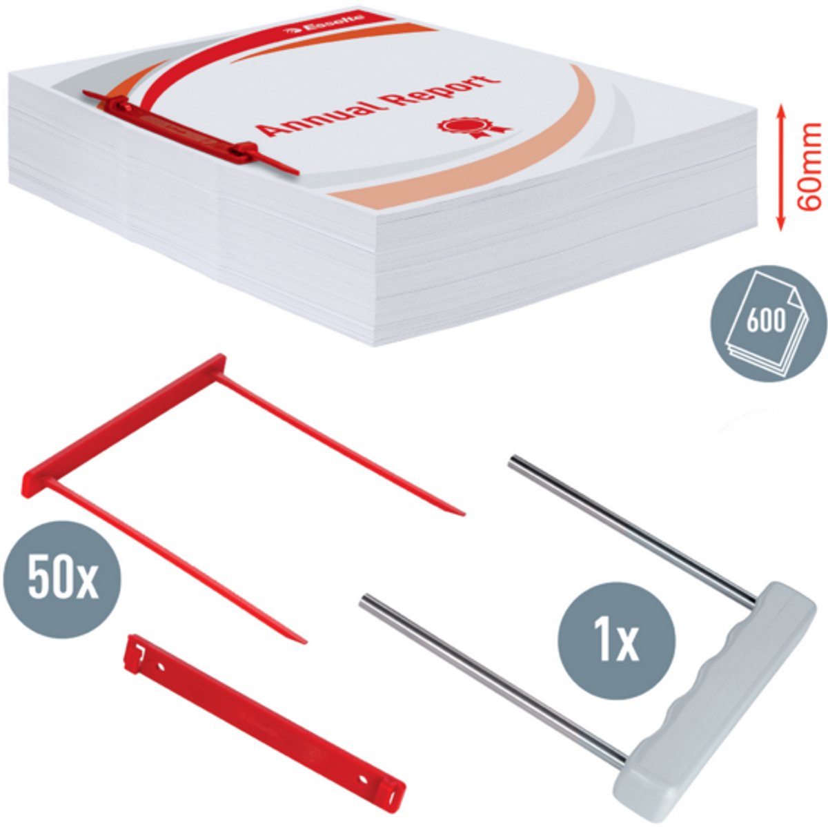 CapiClass 1 Bundelbeugel - 50 stuks - Rood