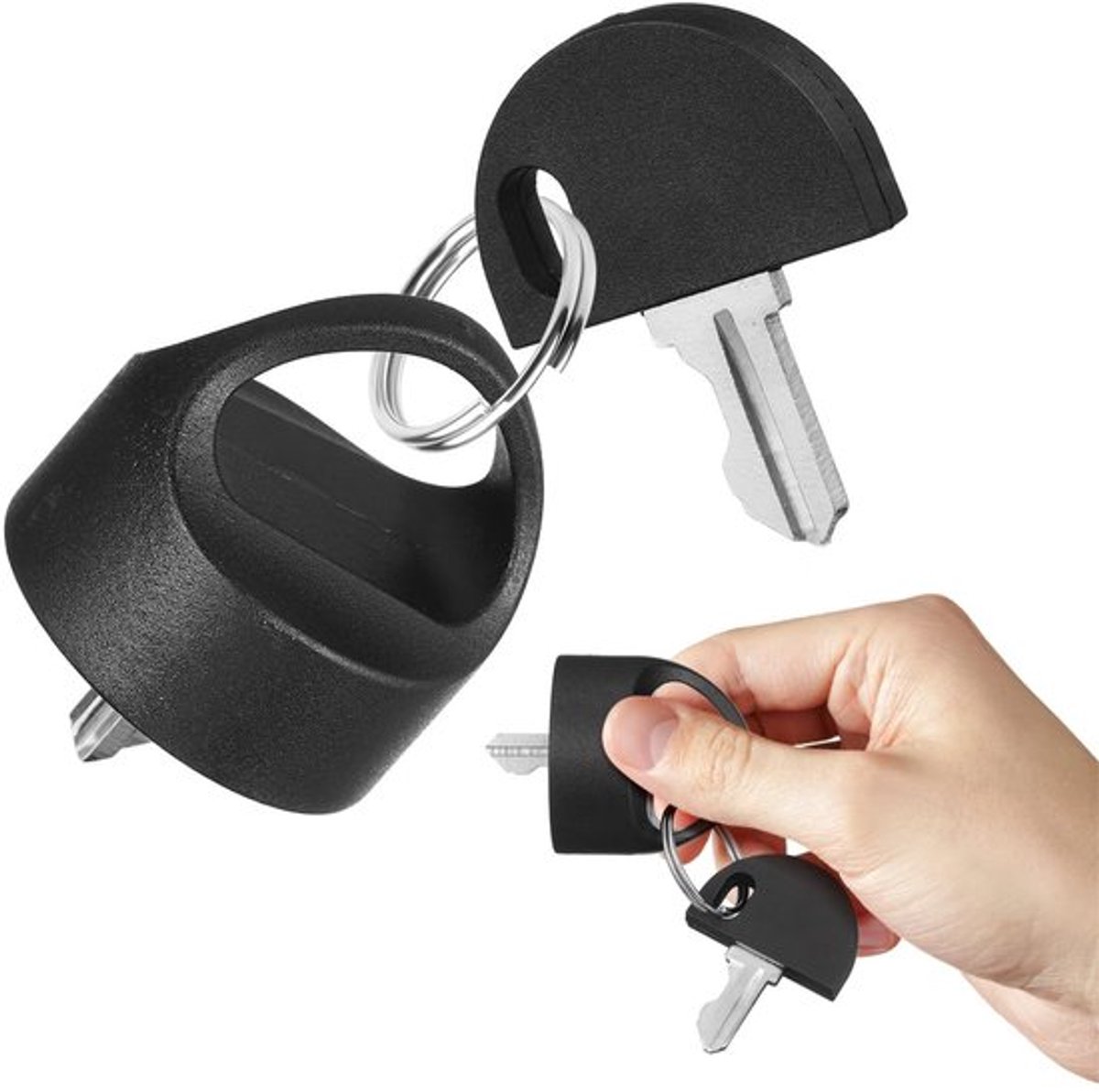 Sleutelset Anti Diefstal - Vervangende Sleutel - Scootmobiel Accessoires - Duurzaam Kunststof/Roestvrij Staal - Veiligheidsoplossing - Scootersleutel