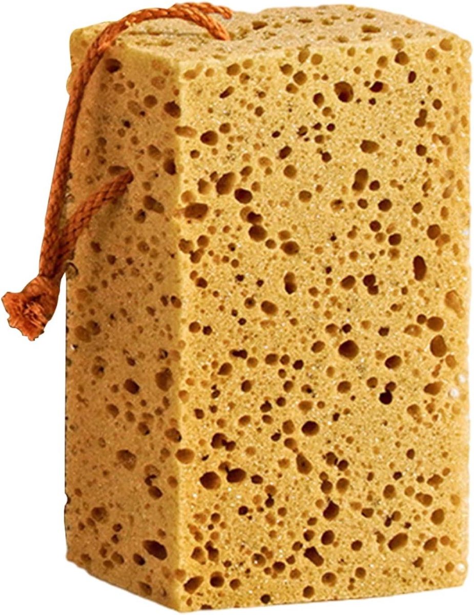 Autosponzen - Wielspons Schoonmaakspons - Auto Reinigen - Honingraatstructuur - 17x10x8cm - Lichte Koffie