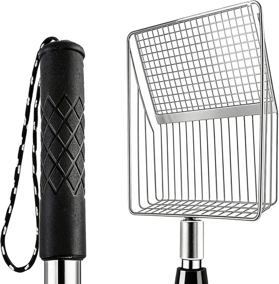 Metaaldetector Schep - Strand Schep Zeef - Schatten Verzamelen - Telescopische Steel - 58-105 cm - Niet gespecificeerd — afbeelding 5