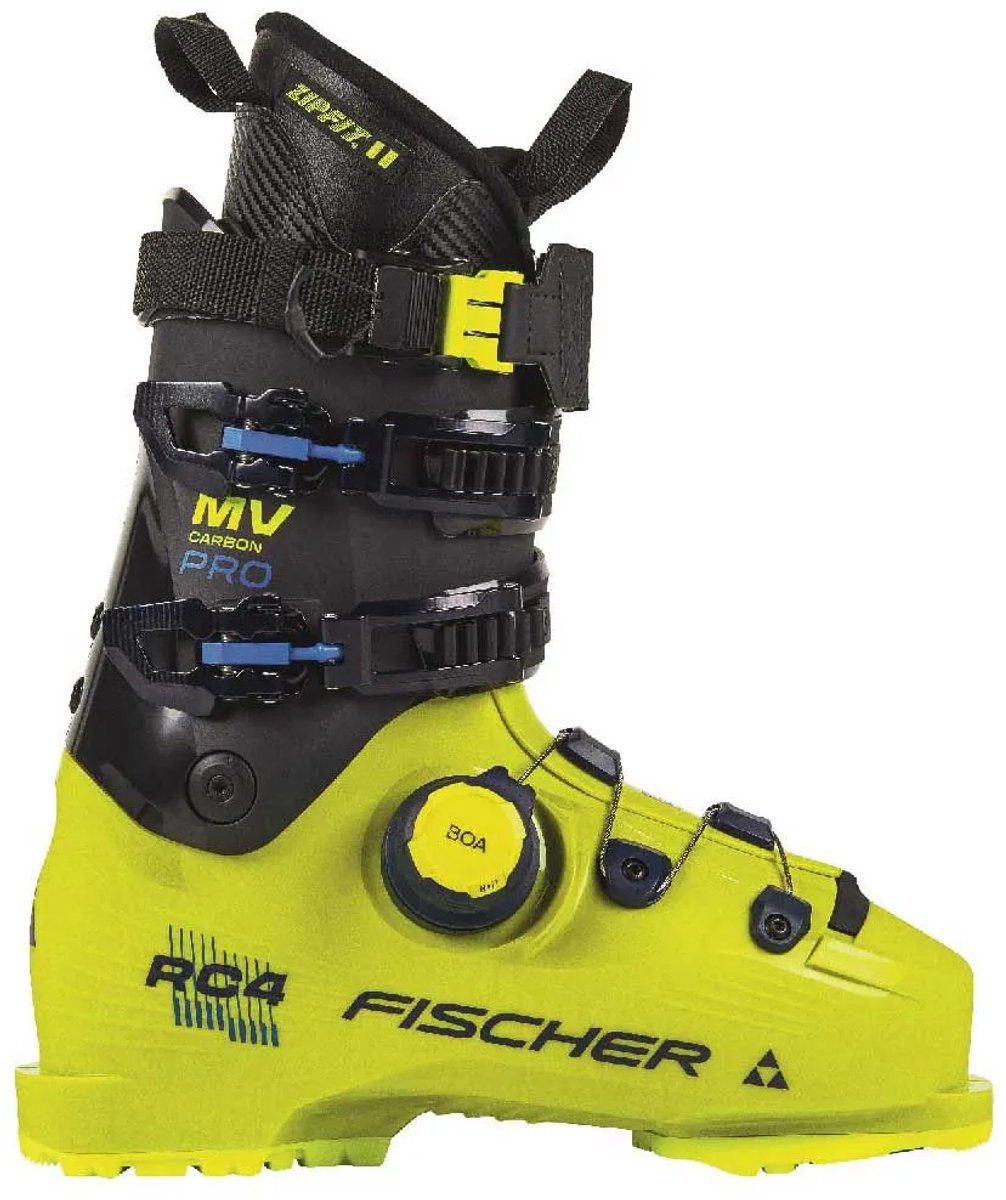Fischer Rc4 Carbon Pro Mv Boa Alpine Skischoenen Geel 29.5