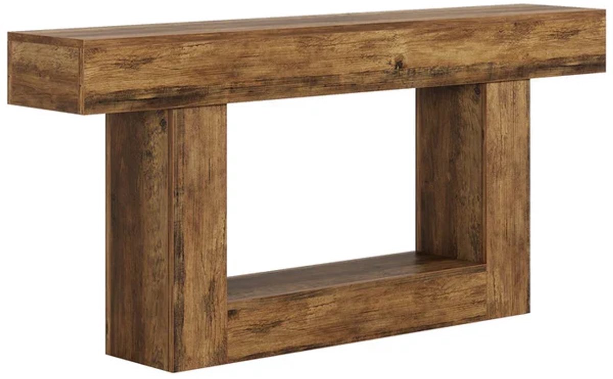 DMG Supply Consoletafel - 160 x 30 x 82 cm - Bruin - hout - Rustieke Stijl