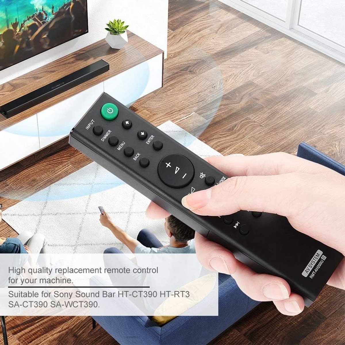 Universele Afstandsbediening voor Luidsprekers, Vervangende Afstandsbediening voor Geluidssystemen en Soundbars