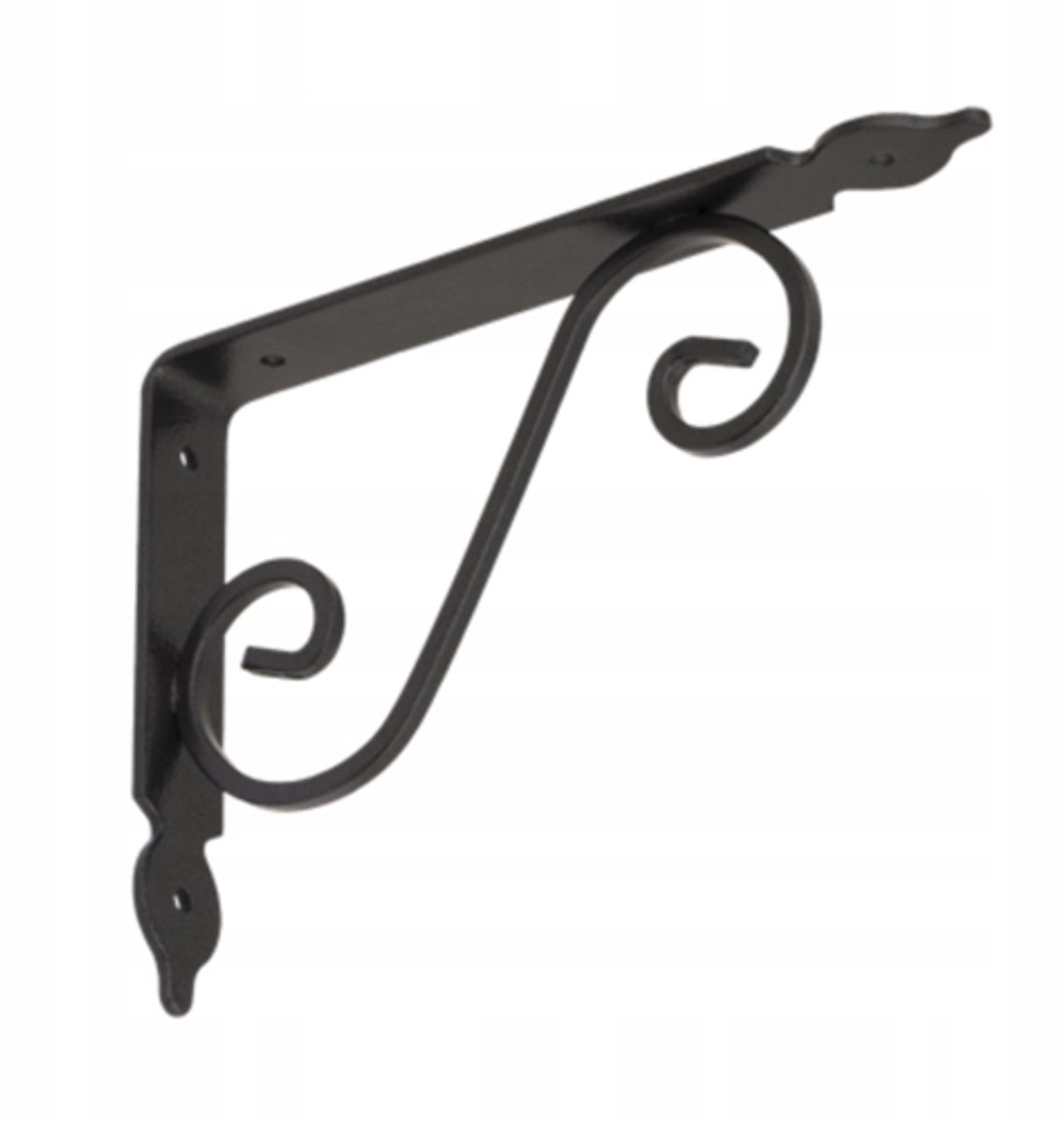 Ornamentale Wandsteun Zwart Gesmeed 190x140mm