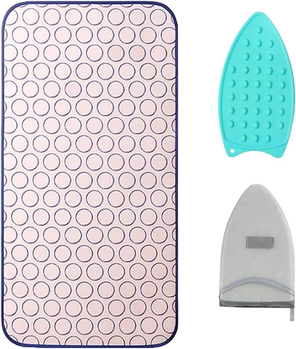 Hittebestendige Mat - Strijkonderlegger Deken - Kleding Verzorgen - Compact Draagbaar - XL - Grijs