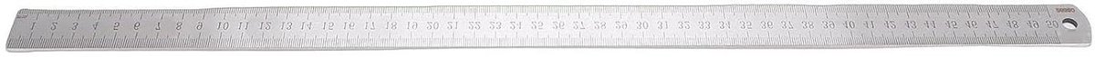 Stalen Liniaal - Meetlat Staal - Nauwkeurig Meten - Dubbele Schaal - 50 cm - Zilver