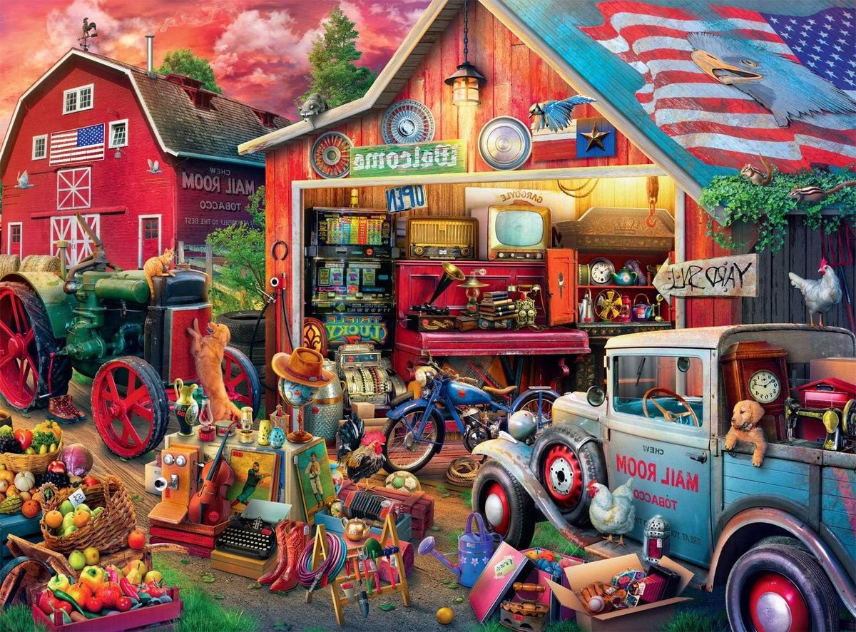 Legpuzzel 1000 Stukjes - Puzzel Spel - Ontspanning Thuis - Precisie Snijtechniek - 276 x 206 cm - Multicolor