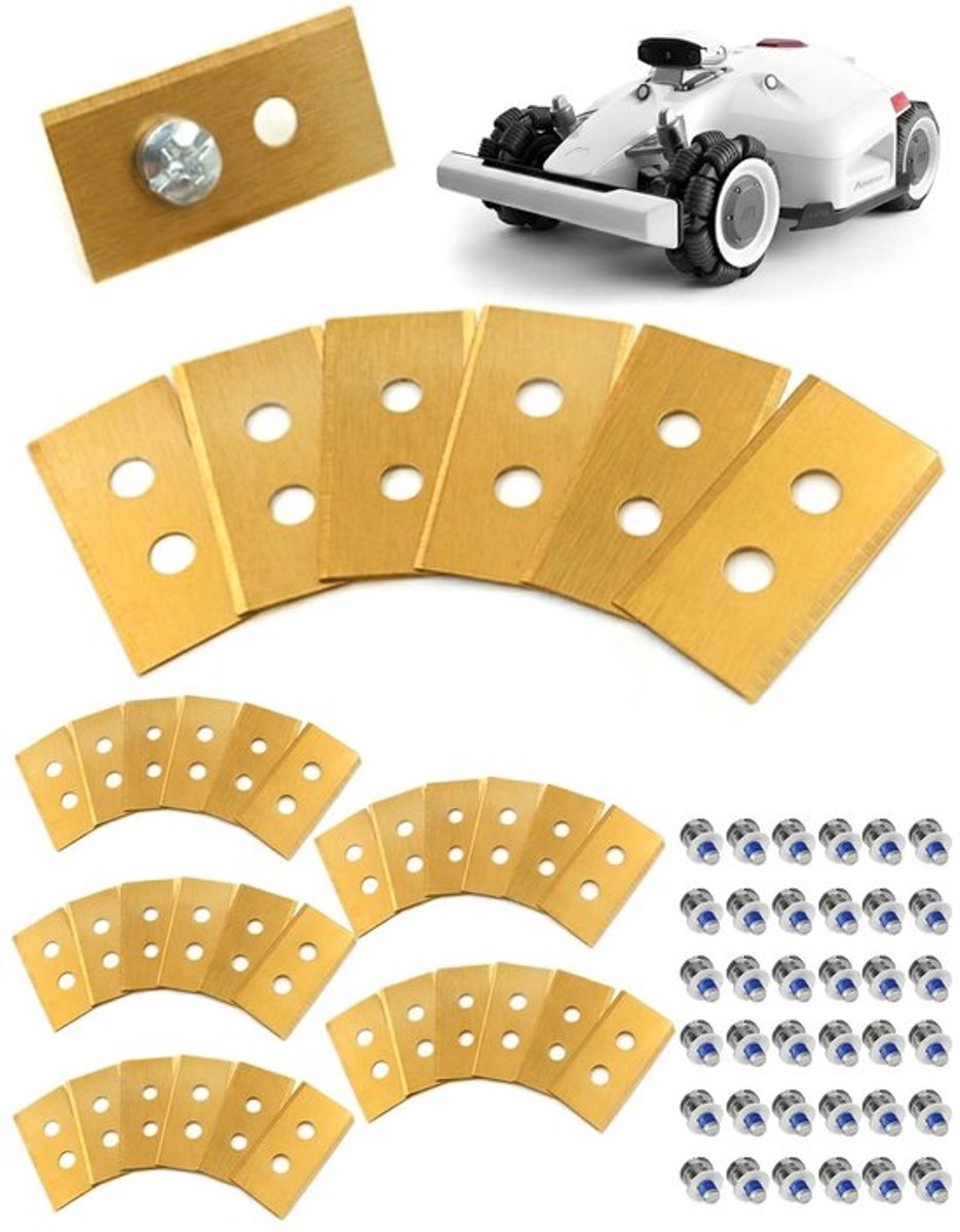 Reservemessen voor Robotmaaiers, 36 Stuks