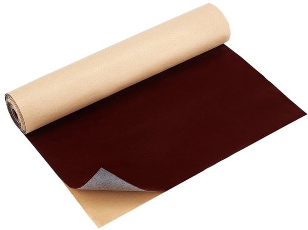 Fluwelen Stof Zelfklevend - 40cm Breed - 300cm Lang - 0,6mm Dikte - Decoratie - Sieraden Doos Liner - Stofrol