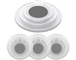 Auto Deurstoppers - Deurbeschermers Sticker - Voertuig Beschermen - Schok Demping - 4 stuks - Zwart