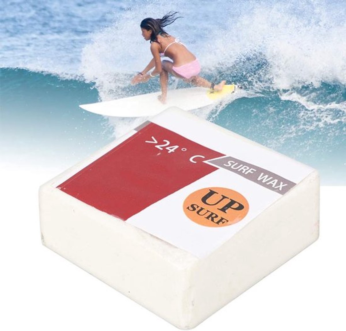 Surfboard Wax Duurzaam - Antislip - Verhoogt Wrijving - Lichtgewicht - Gemakkelijk te Gebruiken - Voor Surfplank - Surfwas
