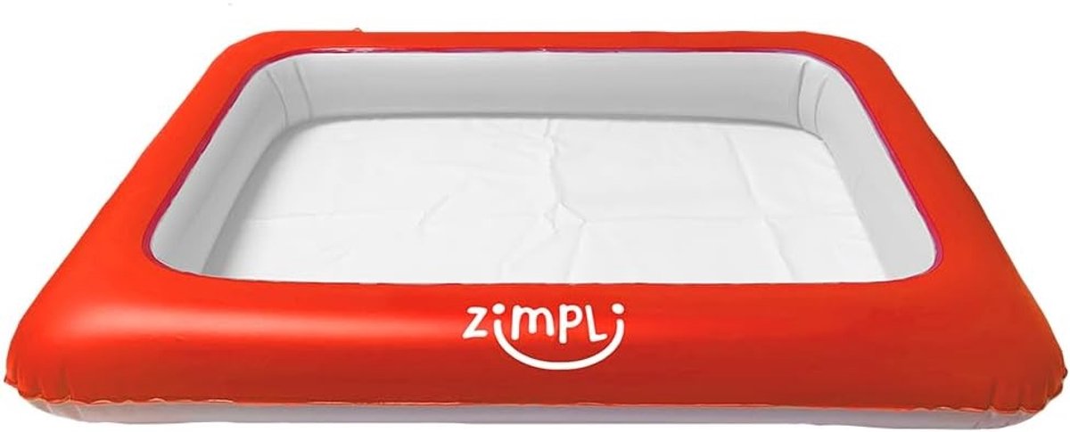 Schelpzandbak - Blauw - 40 x 25 cm - Opblaasbare Sensorische Speelbak voor Kinderen