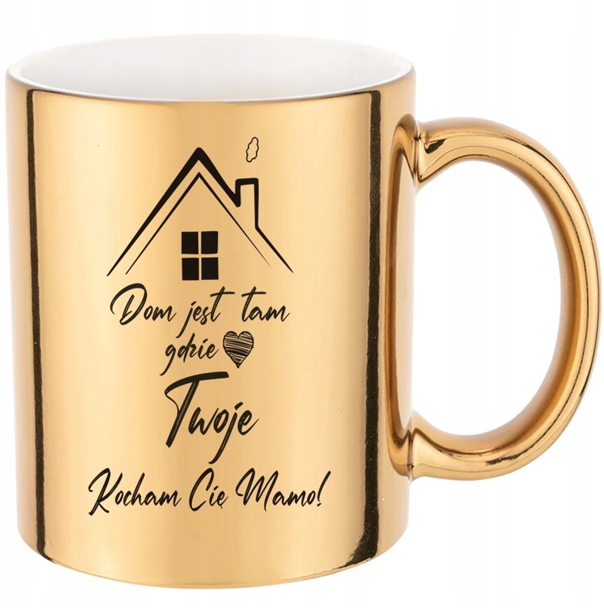 Elegante Gouden Mok - Perfect Cadeau voor Moederdag of Verjaardag
