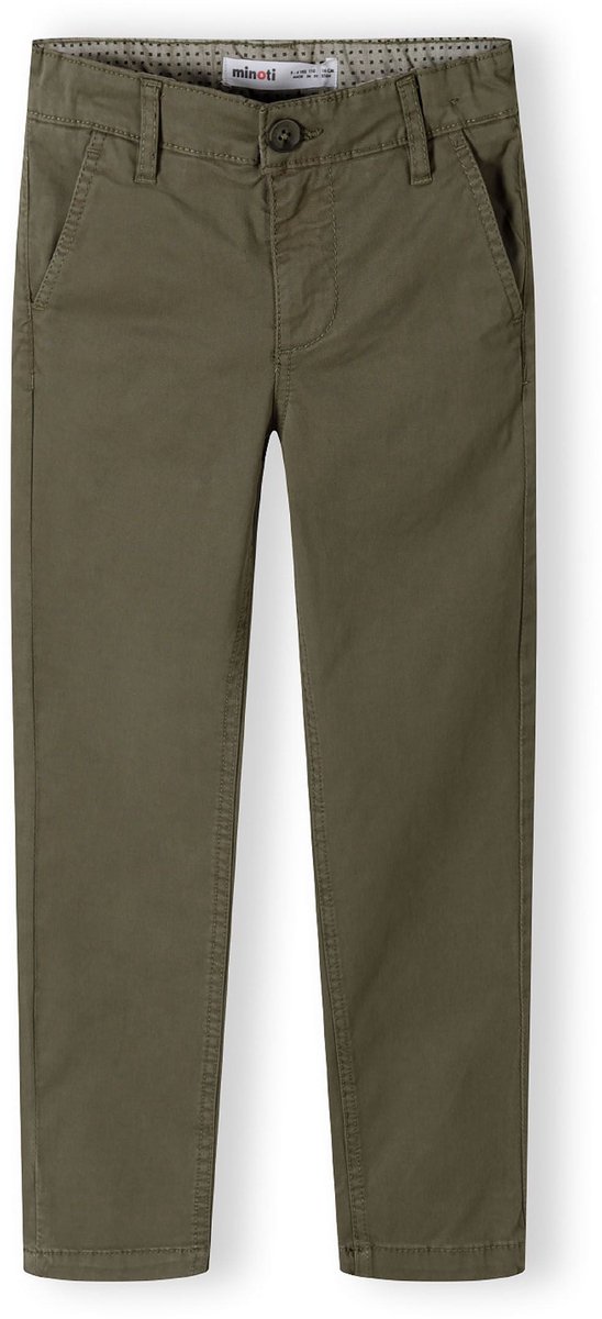 Minoti chino jongens kaki - broek - katoen