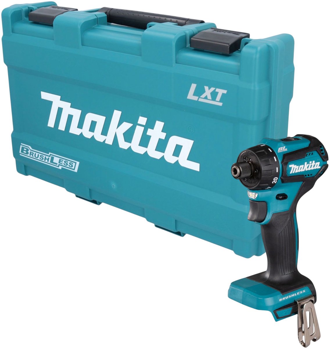 Makita DDF 083 ZK accuboormachine 18 V 40 Nm 1/4" borstelloos + koffer - zonder accu, zonder oplader