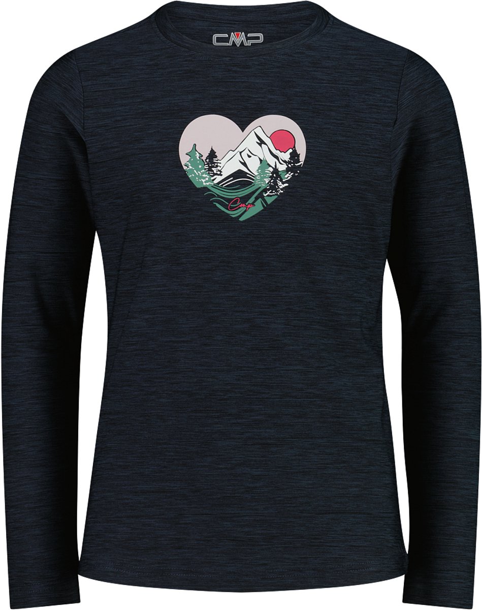 Meisjes-T-shirt met lange mouwen CMP Zwart