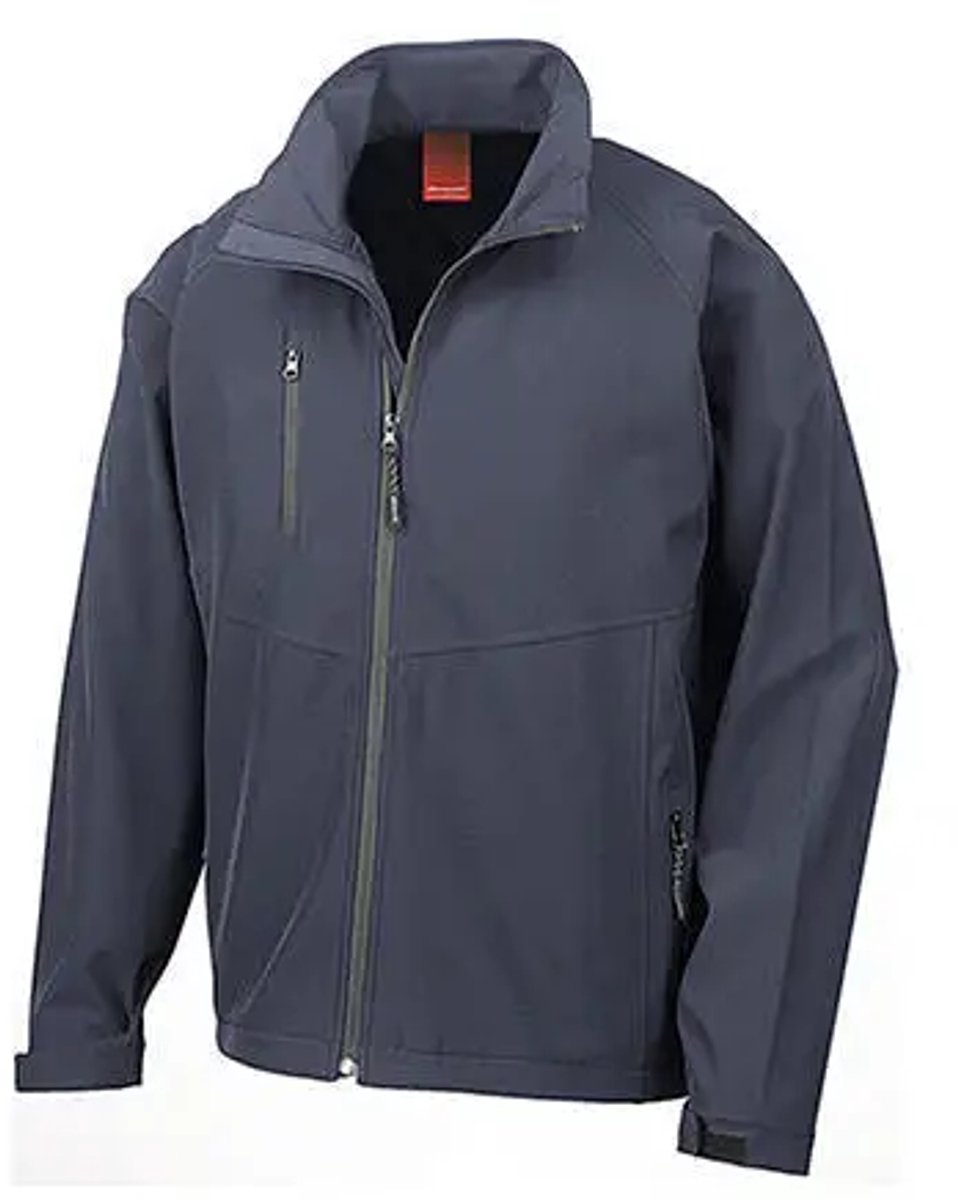 Result Men´s Base Layer Soft Shell Jacket RT128M - Navy - XXL
