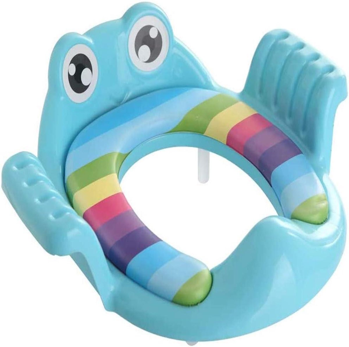 Kinder Toiletbril - Potty Training Zitting - Zindelijkheidstraining - Met Handgrepen - Universeel Ovaal - Blauw