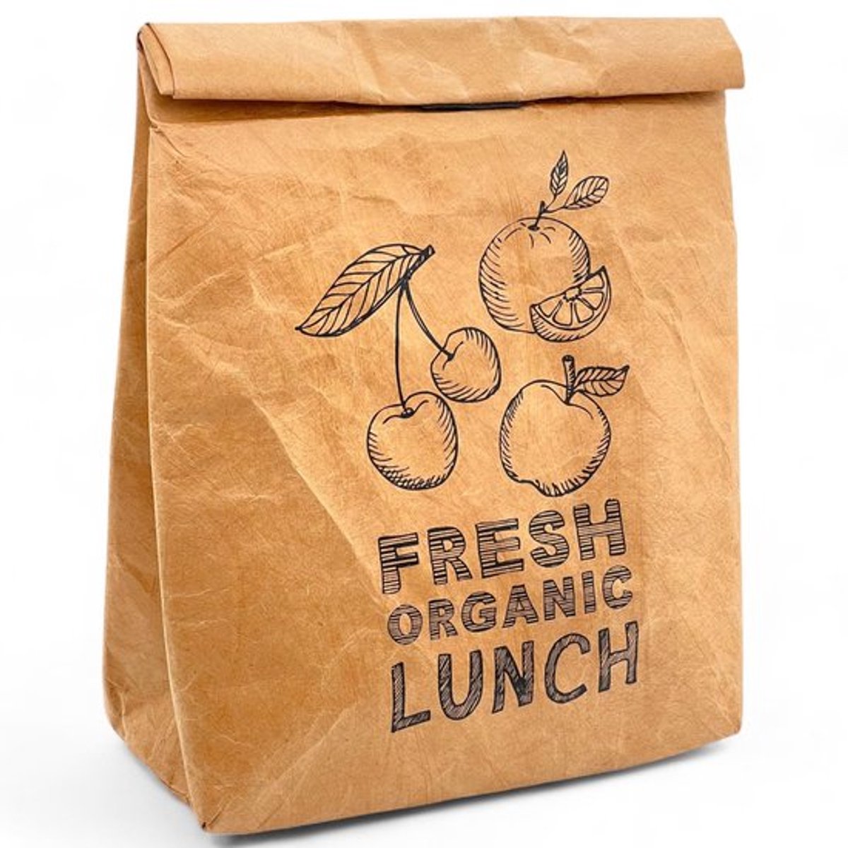 Lunchtas Geïsoleerd - Koud/Warm - Bruin - Waterafstotend - Vintage Design - Klittenbandsluiting - Koeltas