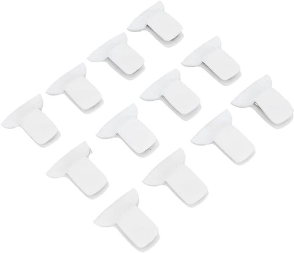 Dekbedsluitingen Gewatteerd - Dekbed Clips voor Dikke Dekbed - Bevestigingsmiddelen voor Beddengoed - 12 Stuks - Metaal/Schuim - Voorkomt Verschuiven - Dekbedclips