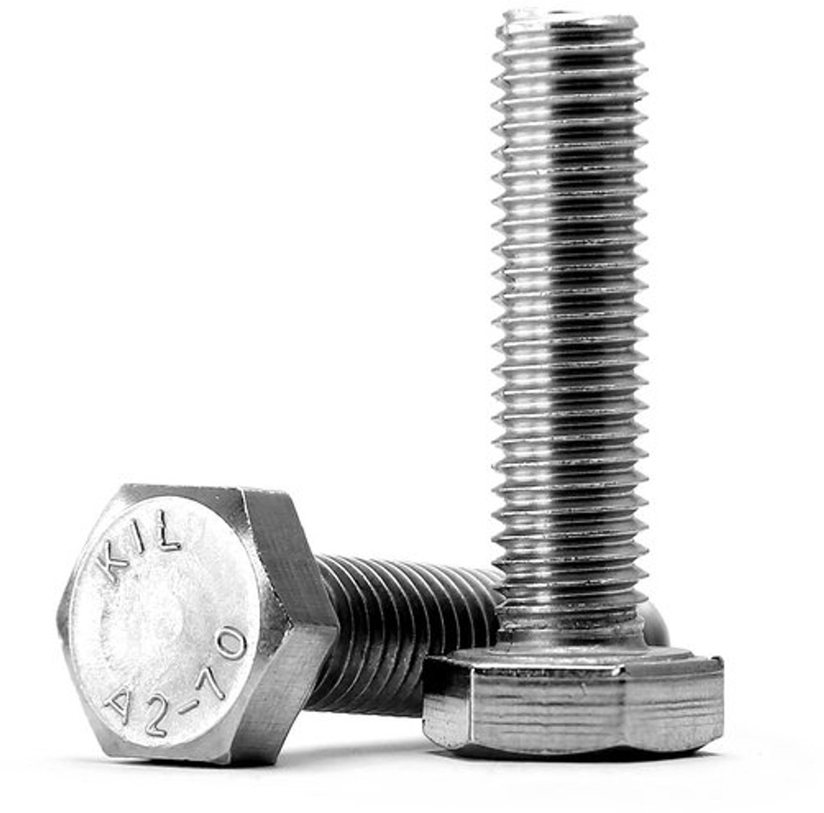 Zeskantschroeven M6x8mm - 304 Roestvrij Staal - Volledige Schroefdraad - 40 Stuks - Vochtbestendig - Corrosiebestendig - Robuuste Opbergdoos - Machineschroeven