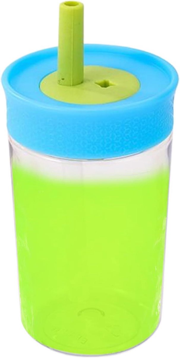 Peuter Drinkbekers - Tuitbekers Kinderen - Hydratatie Onderweg - Verbeterde Grip Textuur - 8.8 cm breed - Luchtblauw