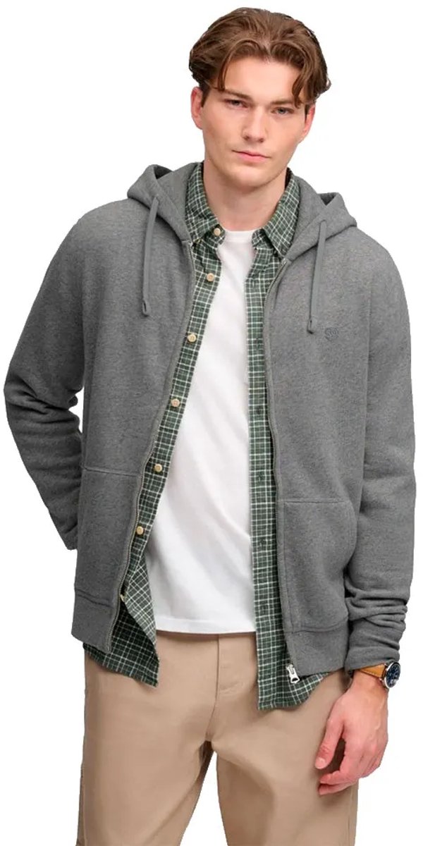 Superdry - Essential SD Co Logo Zip Hoodie - Heren - Hoodies