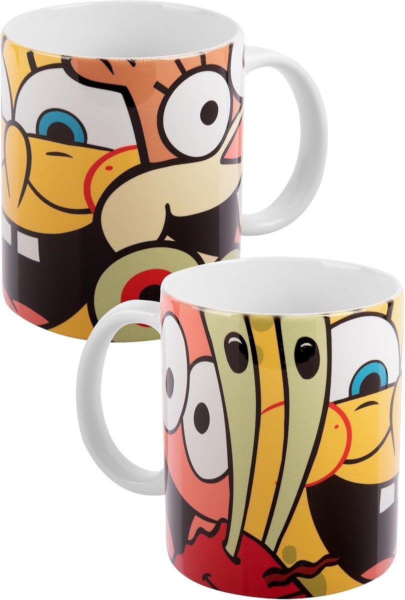Mok - Allover - koffiebeker beker koffiemok van keramiek 320 ml