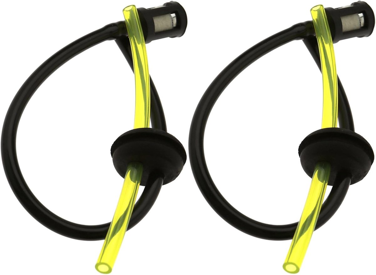 Benzineslang voor benzine-bosmaaier met tankfilter, 3 mm x 5 mm, 2 stuks