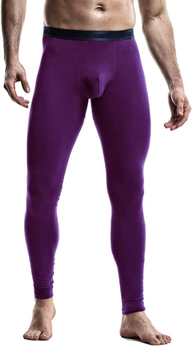 Thermisch ondergoed voor heren, thermische broek, lange onderbroek, thermische broek, 2-in-1