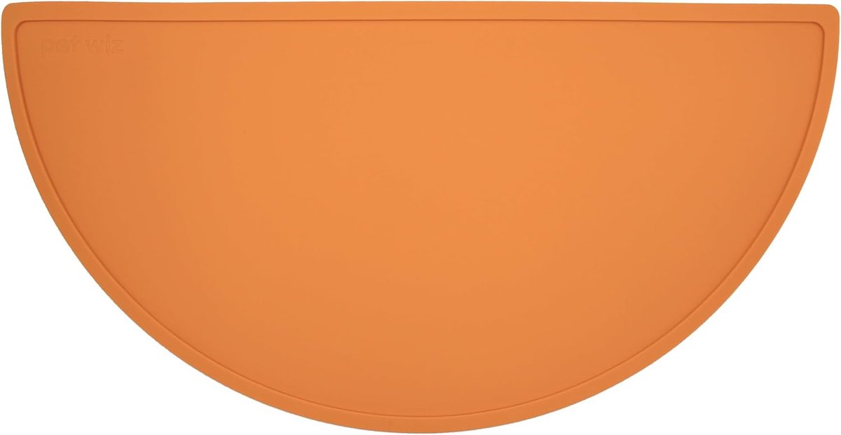Siliconen voermat voor huisdieren | Antislip, verhoogde randen, gemakkelijk schoon te maken en duurzame voedsel- en watermat voor honden en katten | Verkrijgbaar in groen, leisteen, oranje
