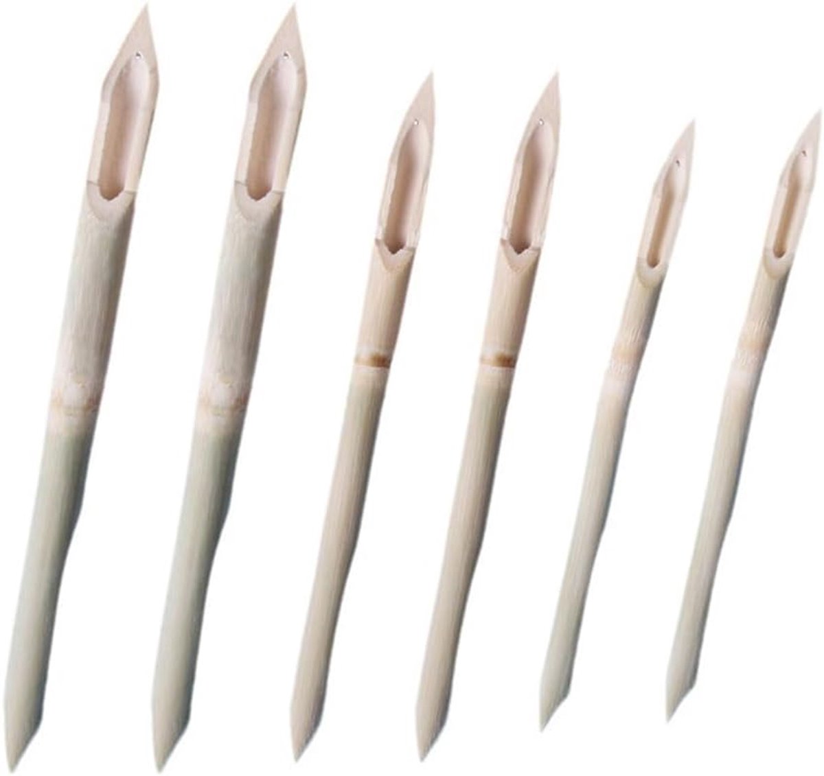 6 stuks, vintage handgemaakte bamboe riet Qalam pennen, kalligrafie dip pen voor schrijven, tekenen, schilderen, manga kalligrafie benodigdheden