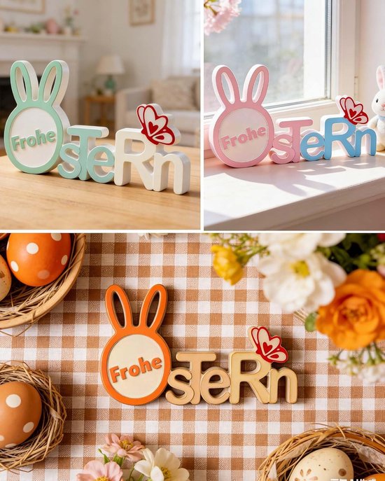 Konijn brief siliconen mal voor epoxyhars gieten, konijn brief decoratie voor tafel middenstuk, snoep mallen en lente feest decor (stijl 2) — afbeelding 5
