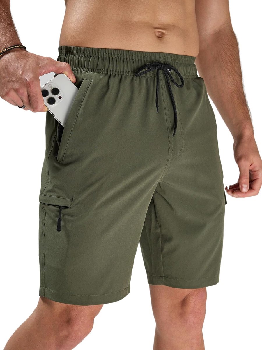 Zwembroek voor heren, lang, sneldrogend, zonder voering, sportbroek, vrije tijd, shorts met ritssluiting, S-XXL