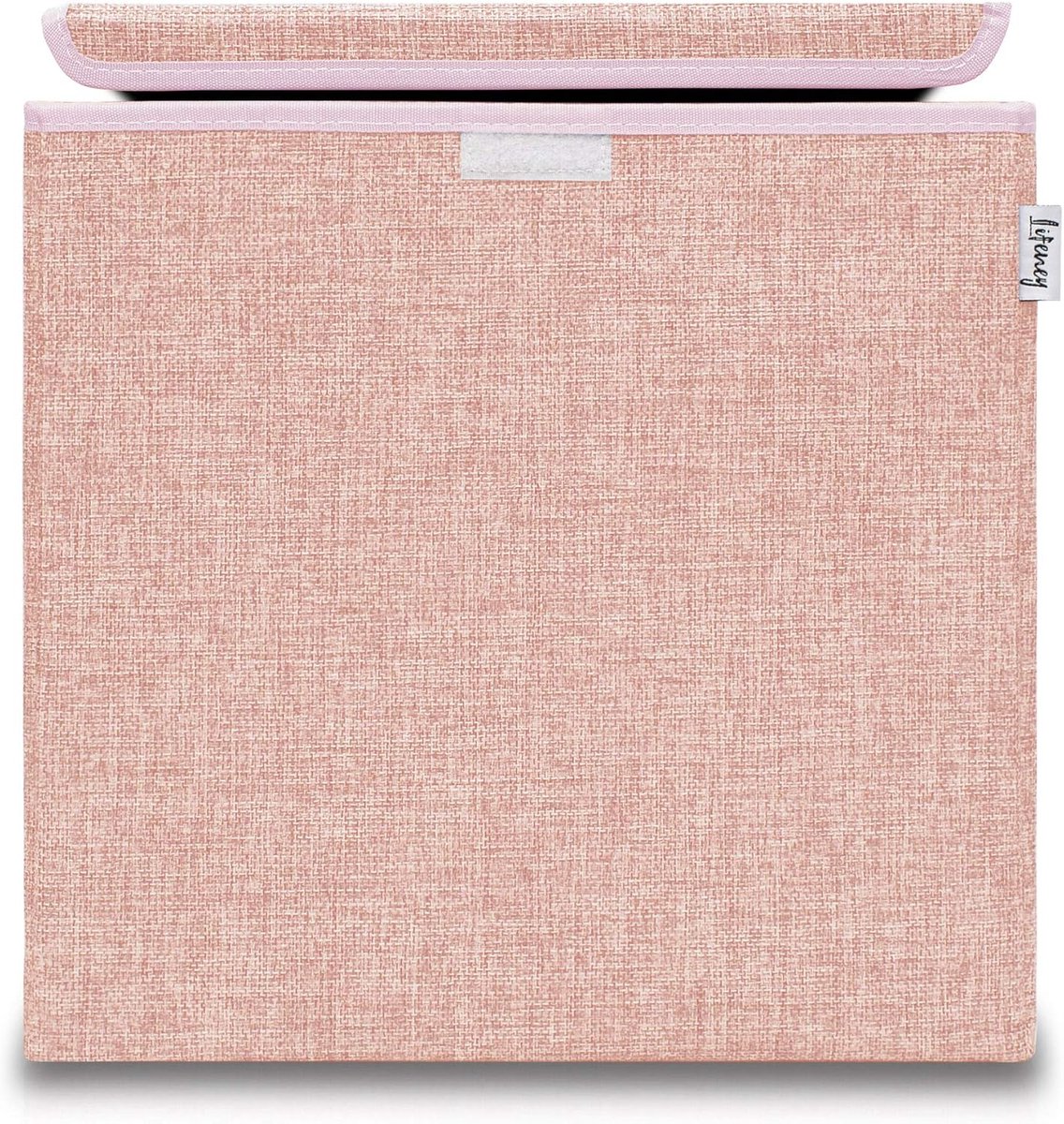 Opbergdoos met Deksel, Roze - Hoogwaardige Polyester Opbergoplossing voor Thuis en Kantoor, 330 X 330 X 330 mm, 5 Jaar Garantie