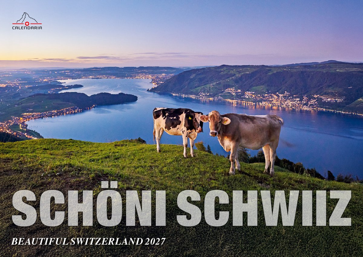 Calendaria - Kalender - Schöni Schwiiz 2027- Zwitserland - Kalender - Formaat: 21 x 29,7 cm