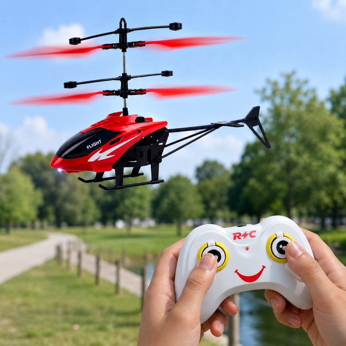 Mini Helikopter - Afstandsbestuurbaar - Drone - Helicopter — cadeau in Spellen & Speelgoed - foto 4