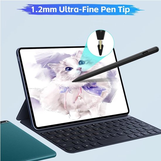 Styluspen, capacitieve stylus voor mobiele telefoon, tablet en alle touchscreen-apparaten, capacitieve schermpen voor schrijven en tekenen — afbeelding 4