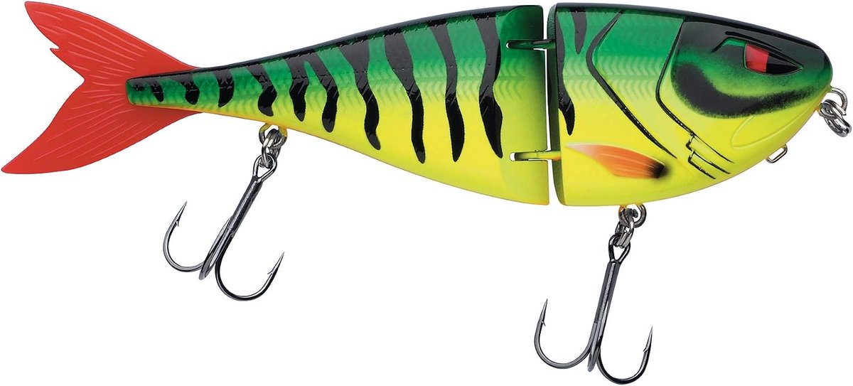 SnelShoppen - Swimbait Berkley Zilla - 4-delig Gesegmenteerd Swimmer Lure - Levensechte S-Curve Beweging - Perfect voor Roofvissen - Aasvis Mimic - Ho