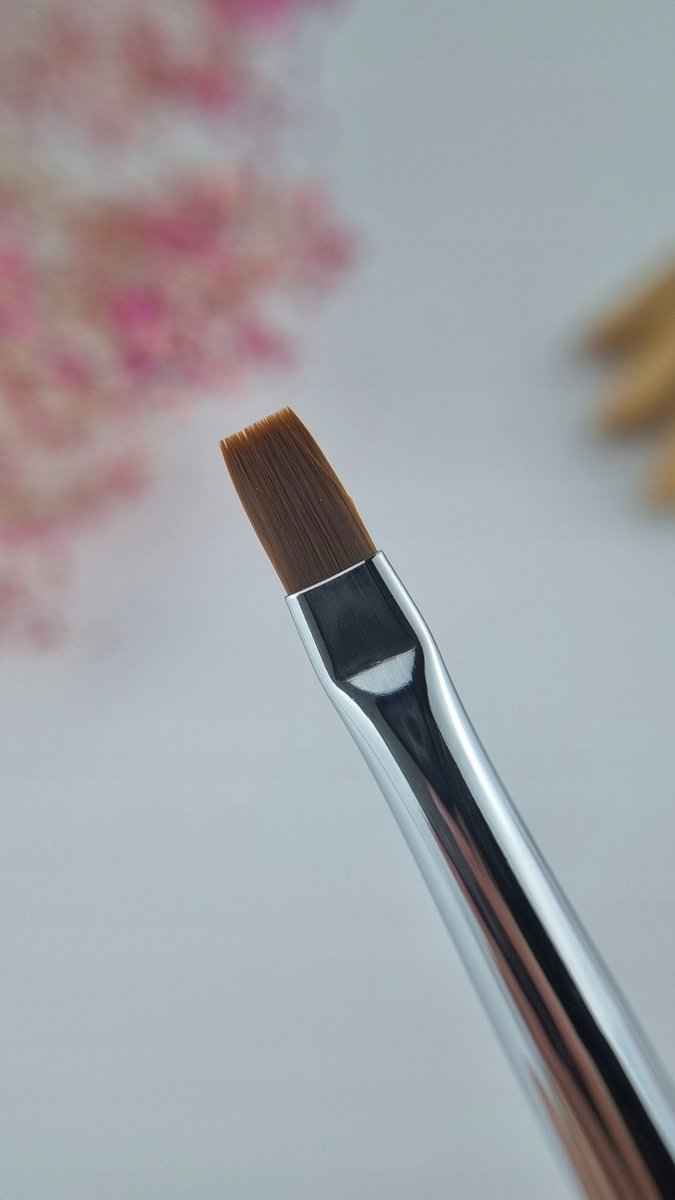 Gel Penseel Nagel Penseel Manicure Acryl Gel Plat 6mm FLAT #10