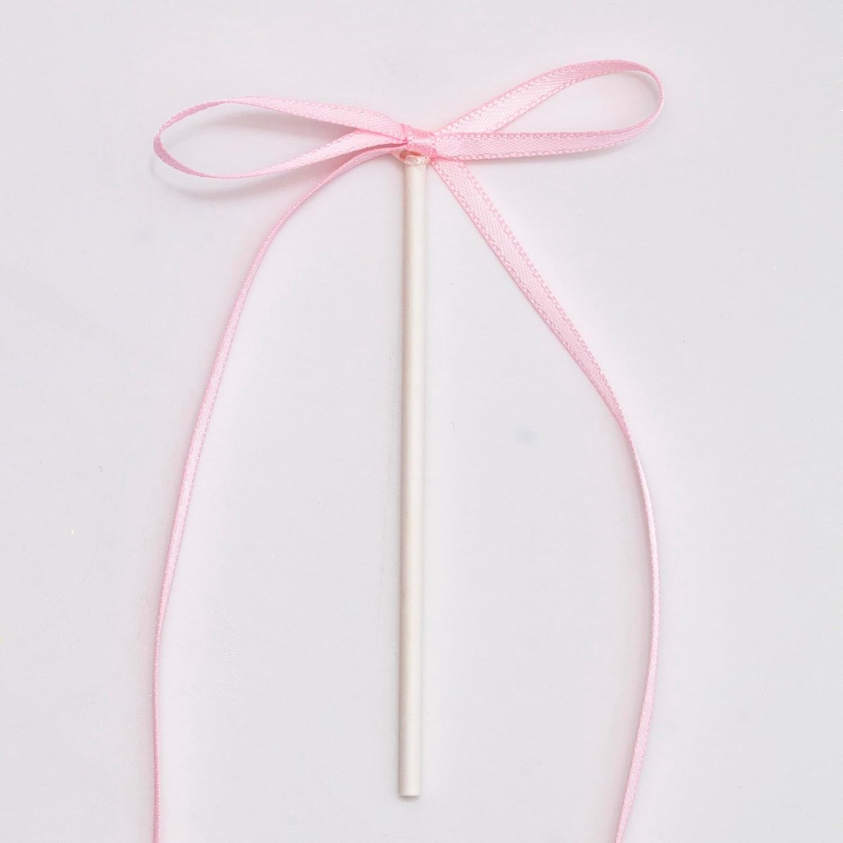 Decoratieve linten voor taart - lichtroze topper, bakaccessoires (8 stuks)