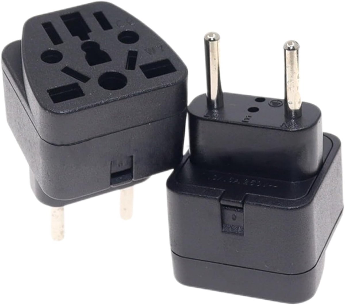 Stekkeradapter, universele adapter naar Frankrijk, universele adapter naar Frankrijk, reizen internationaal naar Frankrijk voor Engels VK, VS, Canada, China, Australië, Italië, Zwitserland