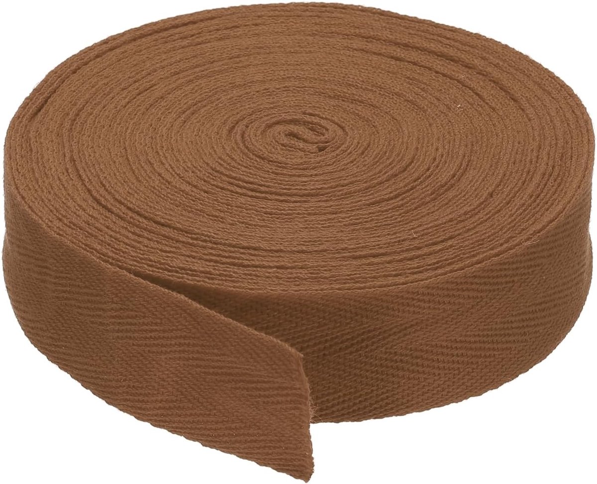 3 cm Katoen Twill Tape 10 Yards Katoen Lint Bias Binding Tape Visgraat Webbing Trim Voor Naaien Gift Wrapping Craft DIY Koffie